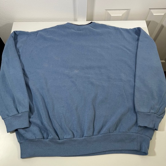 MC Sportswear Beary Special Grandma Crewneck Sweatshirt Blue XL Embroidered FLAW - Picture 2 of 8
